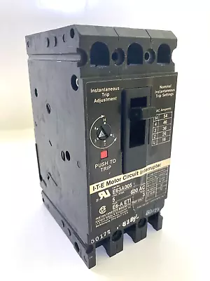 Siemens I-T-E E63A005 5 Amp Circuit Breaker E6-A ETI 3P 600V • $39.99