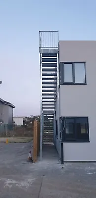£1 • Buy External And Fire Escape Stainless Steel Staircase Manufacturing