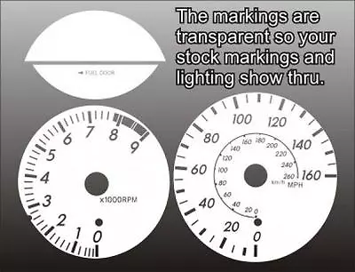 $27.99 • Buy White Face Gauges For 2003-2005 Toyota Celica GTS