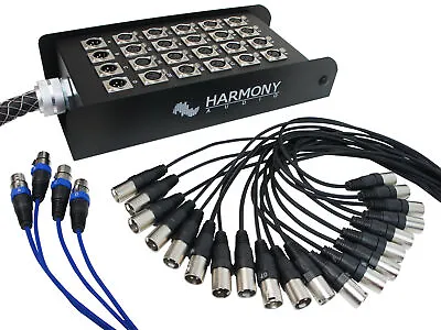 Harmony Audio HA-SB2450 XLR Snake Cable 24 Channel - 50 Feet (20 Send 4 Returns) • $199.95