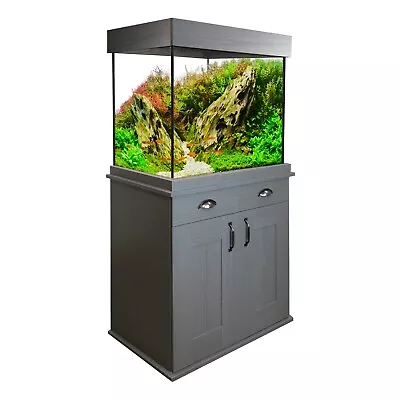 Fluval Shaker 168 252 345 Aquarium & Cabinet Complete Kit Grey Fish Tank • £596.99