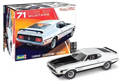 Revell 1971 Ford Mustang Boss 351 1:25 Scale Model Car Kit 14512 • $25.95