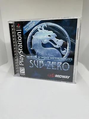 Mortal Kombat Sub Zero PS1 Replacement Case - NO DISC • $14.50