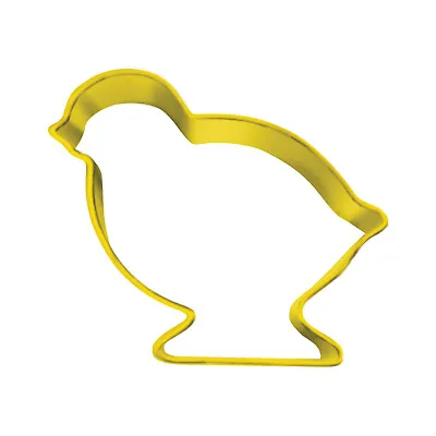 Yellow Easter Chick Cookie Cutter - Chick Pastry & Biscuit Cutter 7.5cm Metal • £4.35