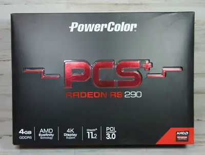 PowerColor PCS+ AMD Radeon R9 290 4GB GDDR5 PCI Express 3.0 *NOISY FAN* • $59.80