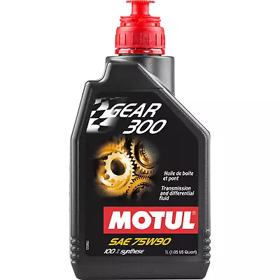 Motul Gear 300 Transmission And Differential Fluid 75W90 - 1 Liter • $29.58