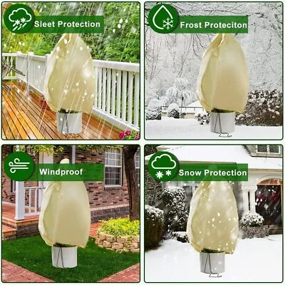 Garden Plant Fleece Frost Protection CoversGarden Fleece Plant Warming Jackets • £13.99