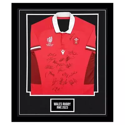 Wales Rugby Signed Framed Shirt - RWC 2023 Autograph +COA • £1199.99