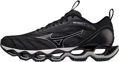 Mizuno Unisex Wave Prophecy 11 Running Shoes Trainers Jogging Sports - Black • $136.90