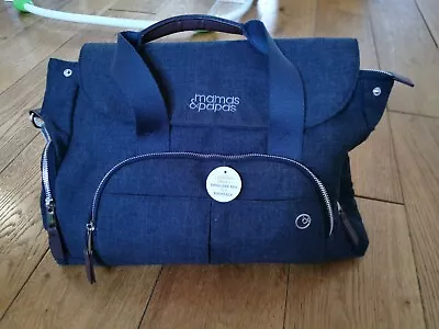 Mamas And Papas Changing Bag Navy Blue • £40