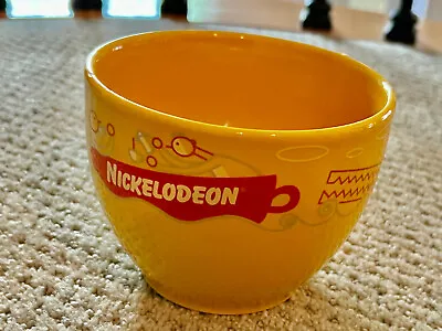 NICKELODEON Large Yellow Coffee Mug - RARE Vintage 1990s • $35
