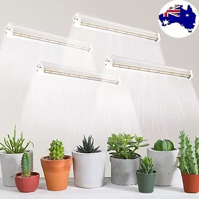 Full Spectrum LED Grow Light 5000k White T5 Plant Light Strip V-shaped Reflector • $22.08