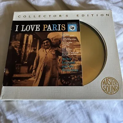 Michel Legrand I Love Paris Cd Master Sound Sbm 24 Karat Gold Disc Sony Jazz • $14.99