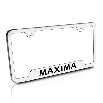 For Nissan Maxima Brushed Stainless Steel 50 States License Plate Frame • $36.99