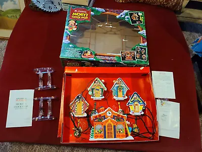 Vtg Disney Mr. Christmas Holiday Innovation Mickey's Clock Shop *see Description • $100