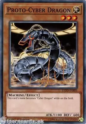 LEDD-ENB05 Proto-Cyber Dragon 1st Edition Mint YuGiOh Card • £0.99