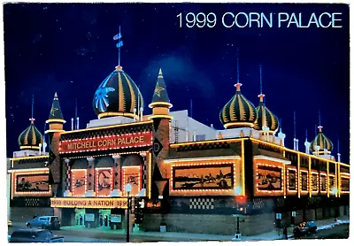 Postcard: 1999 Corn Palace Illuminated At Night Mitchell S Dakota Unposted • $2.50