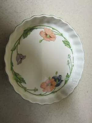 Villeroy And Boch Quiche Pie Pan  Fluted  Plate Vilbofour Amapola  9 1/4   • $24.50