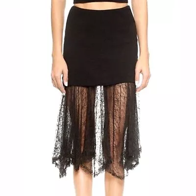 Free People Two For One Illusion Skirt Black  Sz.XS/S/M WOW! $128.00        • $25