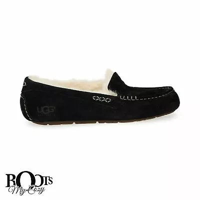 Ugg Ansley Black Slip On MocСasins Shoes Slippers  Size Us 8/uk 6.5/eu 39 New • $98.99