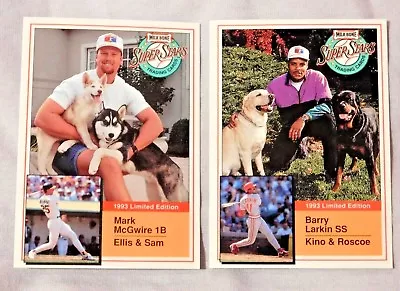 1993 Milk Bone Superstars Baseball Card Choose One • $1