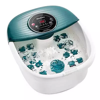 $29 • Buy MaxKare XKAM-SPA18 Foot Spa/Bath Massager With Heat, Bulbbles, And Vibration,