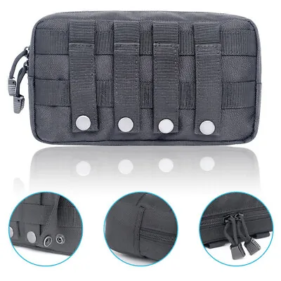 Tactical Molle Multi-purpose Pouch EDC Belt Waist Pack Bag Utility Phone Pocket • $12.99