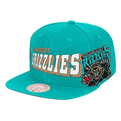 Vancouver Grizzlies Mitchell & Ness SUPER GRID Snapback NBA Hat - Teal • $37.95