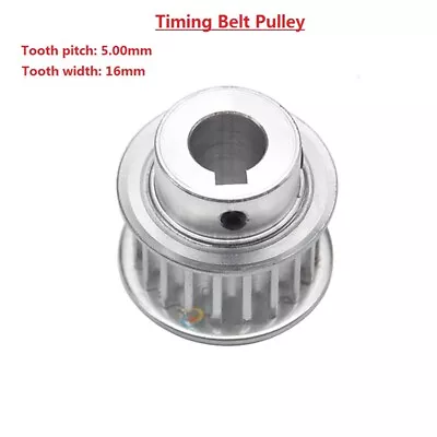 HTD-5M 15T-80T Timing Belt Pulley With Step/Keyway Bore 8-25mm Teeth Width 16mm • $5.69