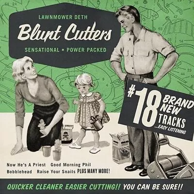 LAWNMOWER DETH - BLUNT CUTTERS - TRANSPARENT GREEN VINYL - New Vinyl Re - J72z • $29.24
