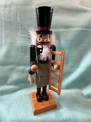 Vintage Wooden Christmas Nutcracker Chimney Sweep 10” • $18