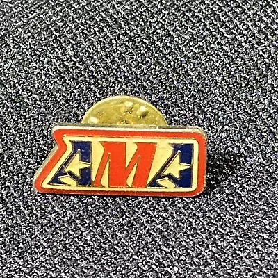 $11.40 • Buy Vintage AMA  Collectible Pin Badge Biker American Motorcycle Association 