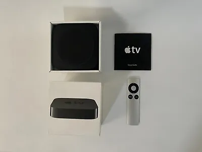 $70 • Buy Apple TV A1469 MD199X/A 3rd Gen HD Media Streamer Genuine Remote In Box