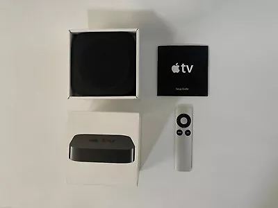 $70 • Buy Apple TV A1469 MD199X/A 3rd Gen HD Media Streamer Genuine Remote In Box