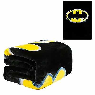 DC Comics Justice League Batman Shield Dark Knight Plush Twin Size Blanket  • $38.69