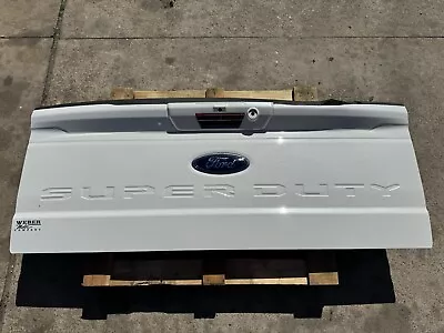 2023 2024 Ford F250 F350 Factory Tailgate STEP Camera Hole OEM Star White • $1300