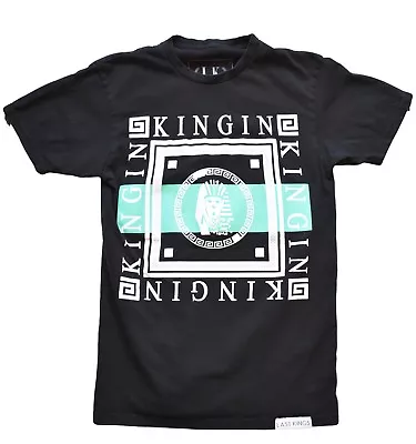 Last Kings Kingin Boys Youth T-Shirt Small Black Streetwear Hip Hop Rap Paroah • £8.02