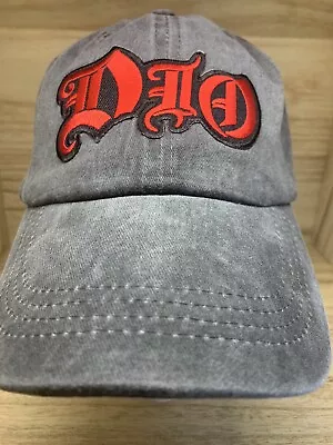 DIO RONNIE Cloth Hat Ball Cap FREE SHIP 1 Size Fit All Heavy Metal • $21