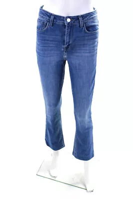 L'Agence Womens Blue Medium Wash High Rise Oriana Straight Leg Jeans Size 26 • $48.79