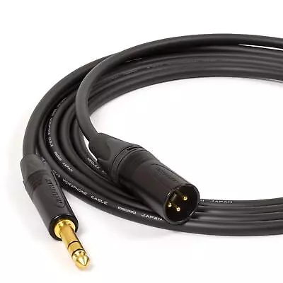 Mogami W2534 Neglex QUAD Balanced Cable. Neutrik GOLD TRS Jack To XLR Lead • £30.14