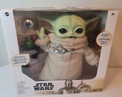 New Star Wars Mandalorian Plush Toy Baby Yoda Grogu 11 In Action Figure  1895949 • $24.70