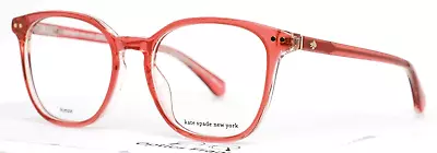 KATE SPADE Hermione/G 35J Pink Womens Square Full Rim Eyeglasses 52-18-140 B:43 • $134.87