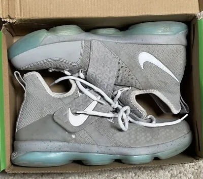 Lebron 14 XIV (GS) Mag Marty McFly Gray Blue 859468-005 Youth Size 6.5 Y (Nike) • $49.99