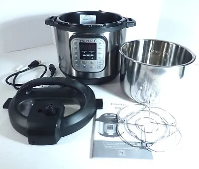 Instant Pot 6 Qt Electric Pressure Cooker Duo 60 V3 With Manual • $64.99
