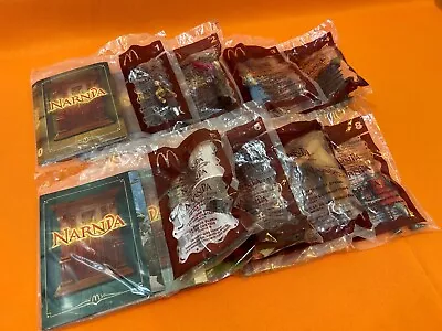 Mcdonalds Chronicles Of Narnia Happy Meal Toy Set 1-8 - Fast Food Premiums Promo • $45