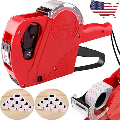 Price Tag Gun Digits EOS Price Gun Labeller Red /Label Roll 5500 MX-5500 8 2023 • $10.99