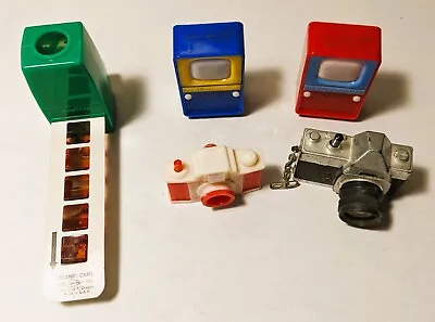 Vintage New York Picture Viewers 1960s Mini TV And Camera Viewers And Filmstrip • $16