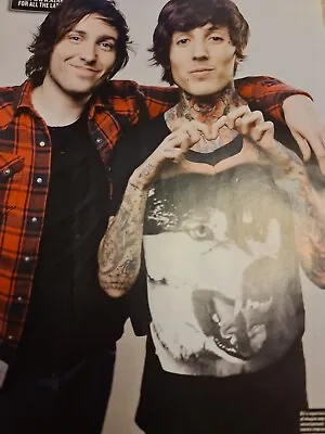 Oli Sykes Bring Me The Horizon  / Metallica A4 Poster Kerrang Magazine Uk  • £6.49