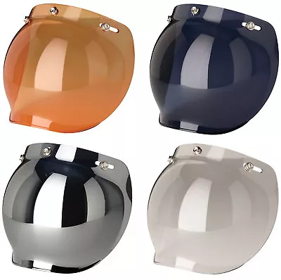 Z1R - 3 Snap Motorcycle Helmet Bubble Shield - CHOOSE COLOR • $23.95