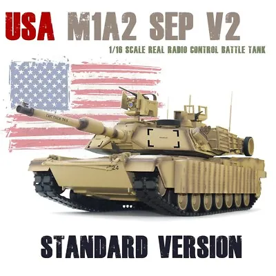 1/16 2.4G RC Remote Control Tongde Smoke & Sound USA M1A2 SEP V2 Tank • $219.99